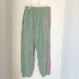 Free People Blue Monday Fleece jogger pant XS new without tags